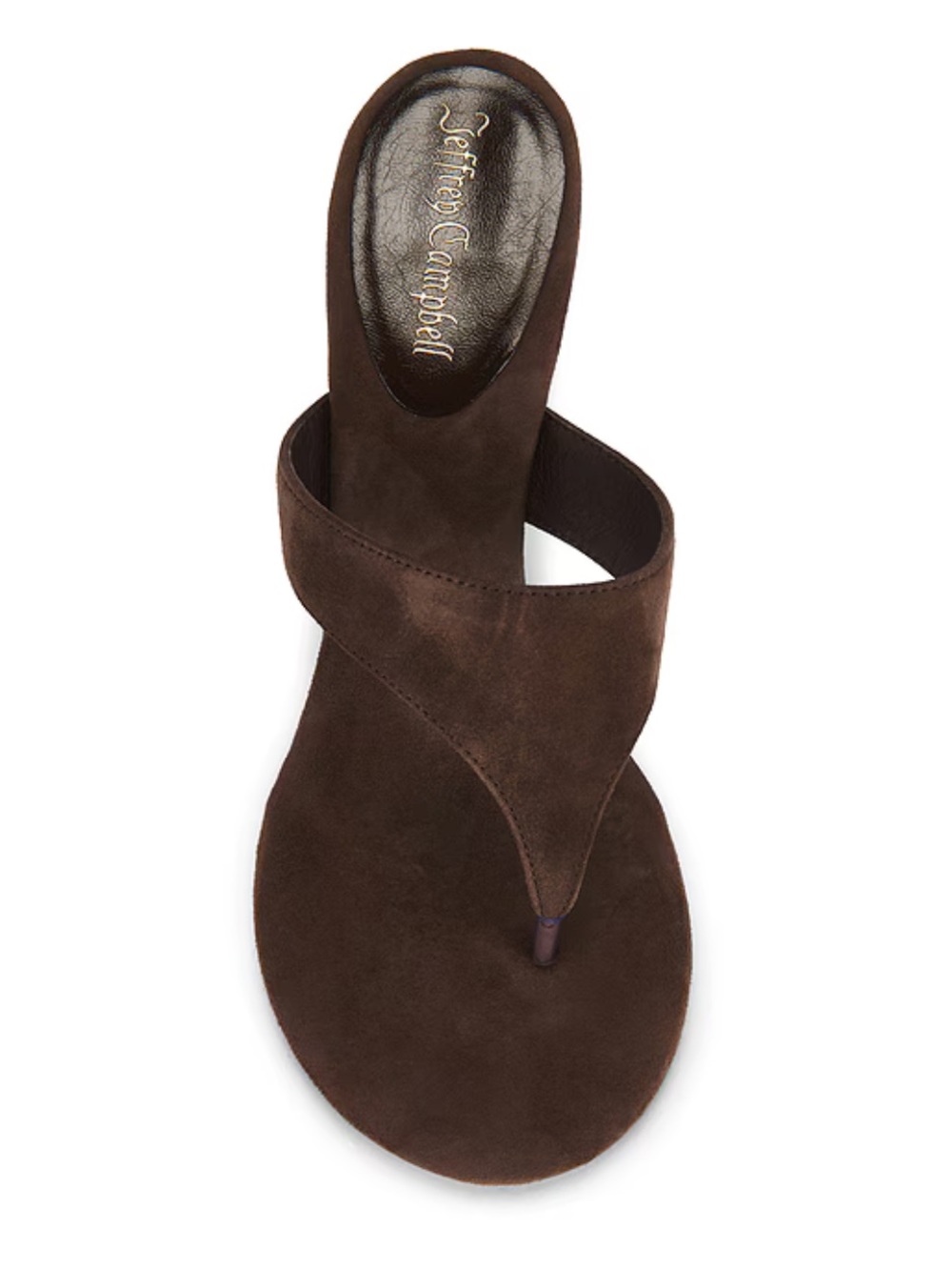 Jeffrey Campbell Marilla Sandals Coffee Suede Brown heels shoes Revolve 8 - Picture 4 of 12